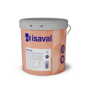 Pintura para exterior en presentación de tanque Bixolan de la marca Isaval